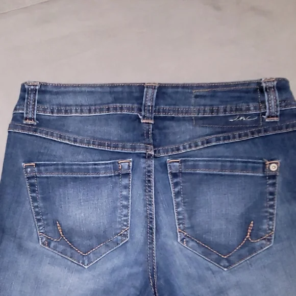 INC International Concepts Womens' Skinny Leg Curvy Fit Jeans Medium Wash sz 2 - Picture 5 of 9